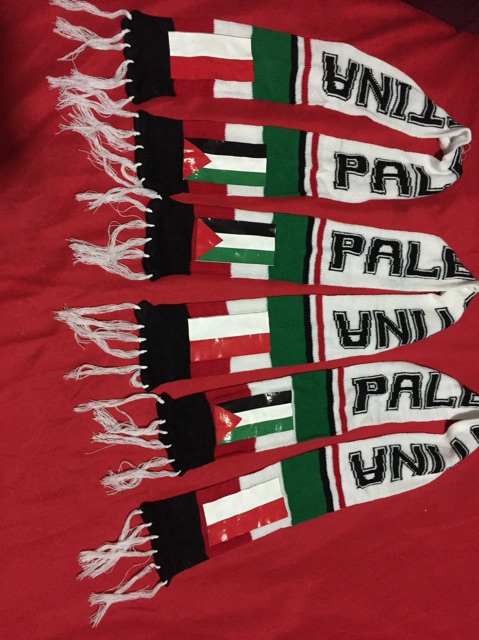 syal palestine rajutan bendera press