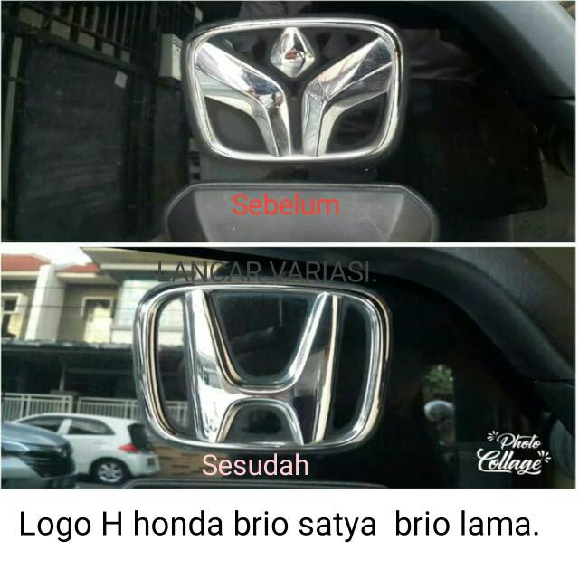 Emblem logo honda brio satya