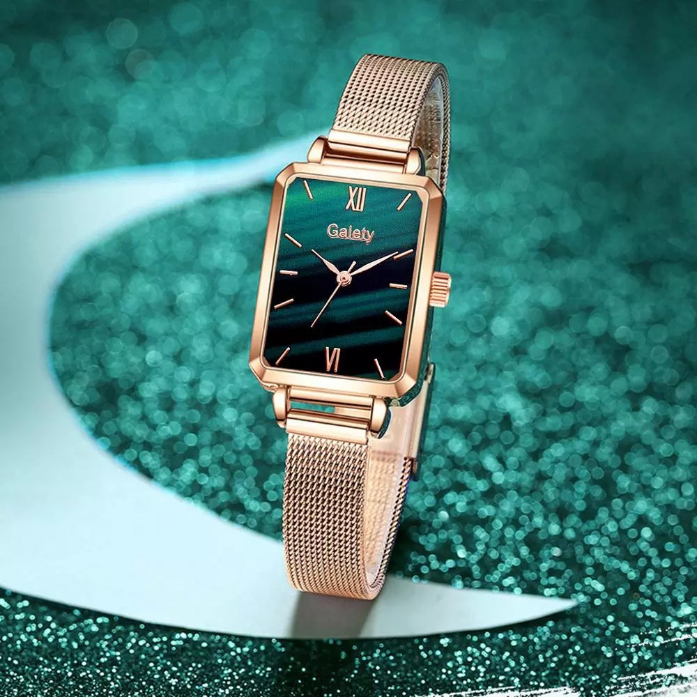 ✅ COD KUMA Gaiety Jam Tangan Quartz Casual Ultra Tipis Warna Rose Gold Bahan Steel Untuk Wanita