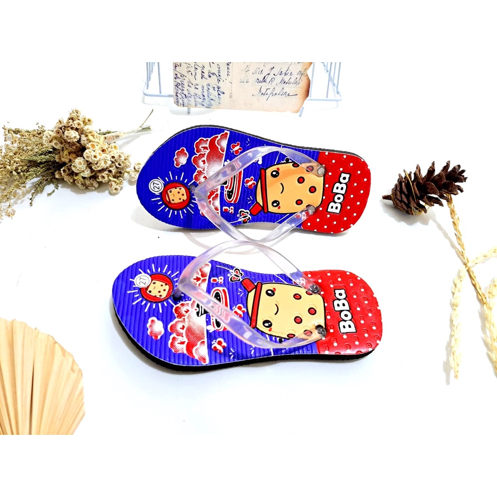 Sandal Anak Perempuan Motif Terbaru Sandal Jepit BOBA