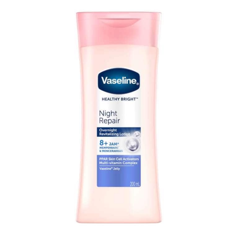 Vaseline Healthy bright night repair  hand body lotion 200ml