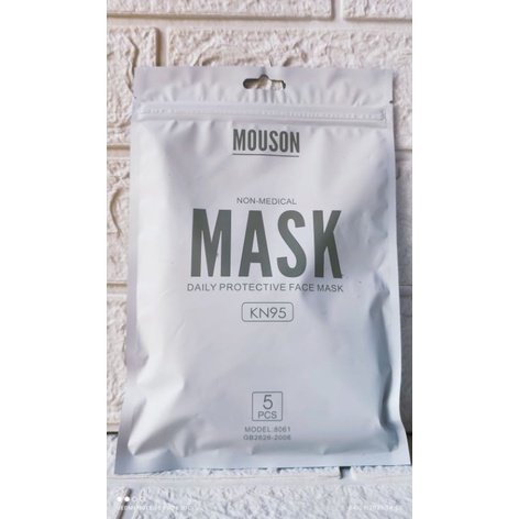 (ECER) MASKER KN95 PUTIH HIJAB MASKER KN95 MOUSON MASKER KN95 HIJAB MASKER KN95 WARNA EARLOOP