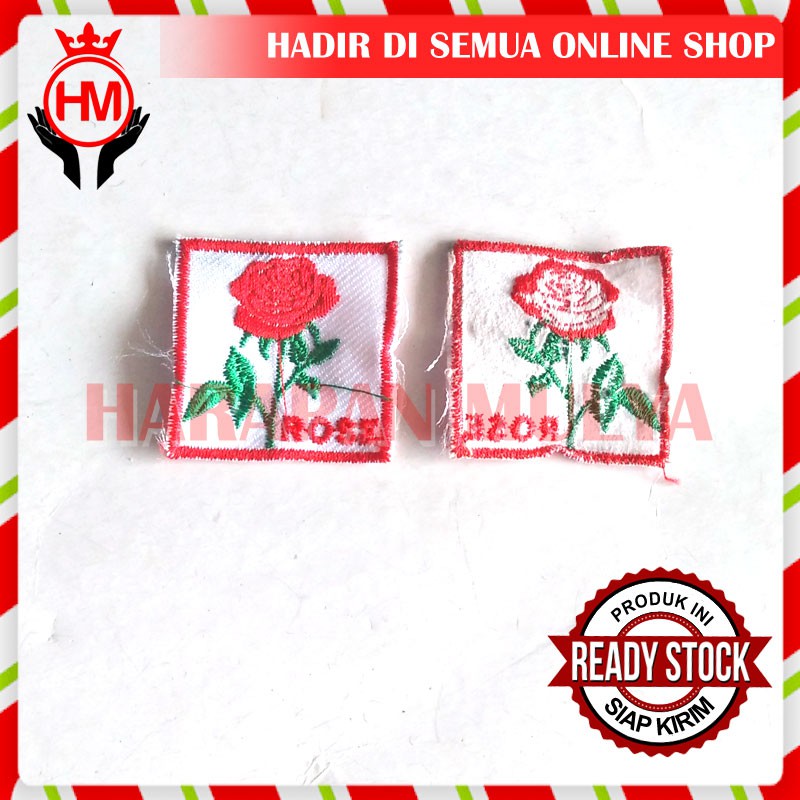 Bet Tanda Regu Pramuka Bordir Tanda Regu Mawar Atribut Pramuka - HM