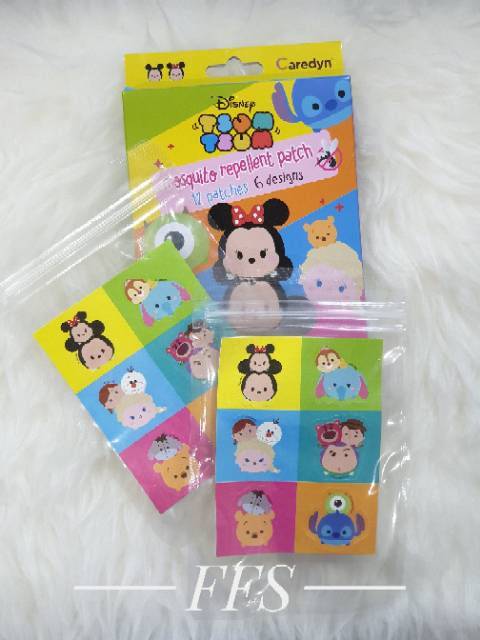 Caredyne TSUM TSUM Mosquito Repellent 12 patches