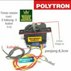TIMER MESIN CUCI 2 TABUNG POLYTRON