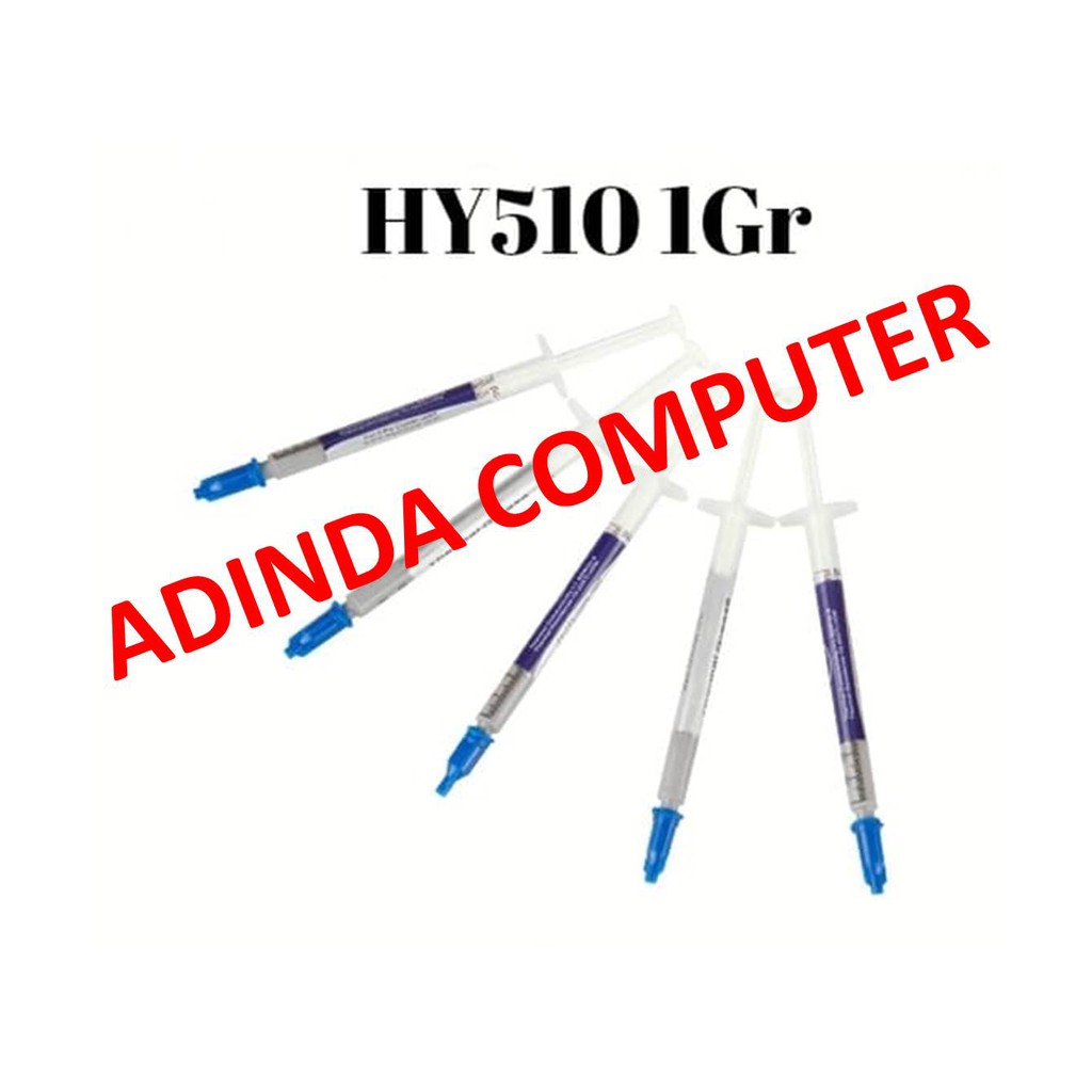 Pasta Processor Thermal Paste Thermal grease HY510 Suntik kecil