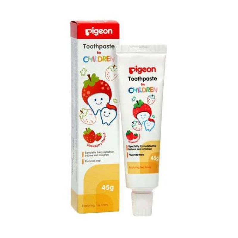 Pigeon Toothpaste Strawberry 45 g / Pasta Gigi Bayi &amp; Anak / Pasta Gigi Pigeon