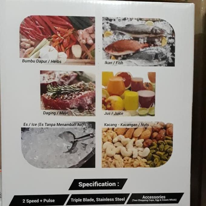 GROSIR OPEN Blender Bumbu dan Daging / Food Chopper Mitochiba CH 200