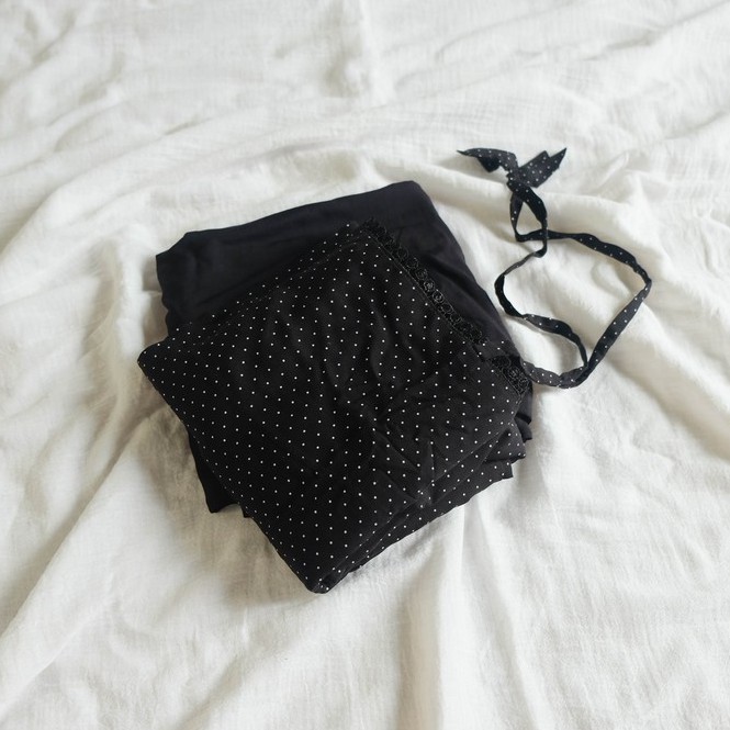 Mukena Monochrome Polka 
(Kids Size)