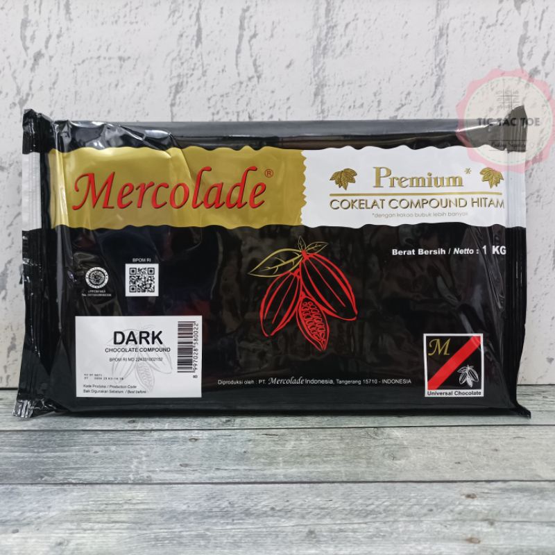 

Mercolade Dark Compound 1kg / Coklat Batang