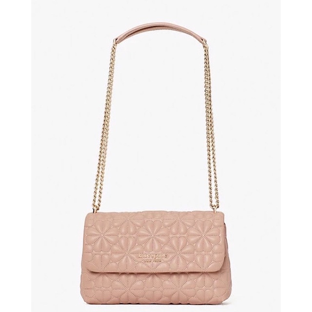 kate spade ks bloom small shoulder bag flapper pink