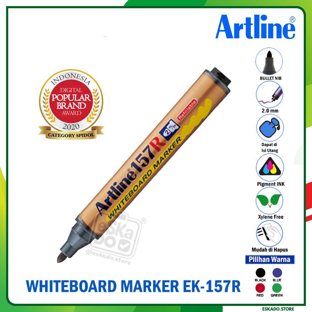 

Artline Spidol Whiteboard Marker EK-157R