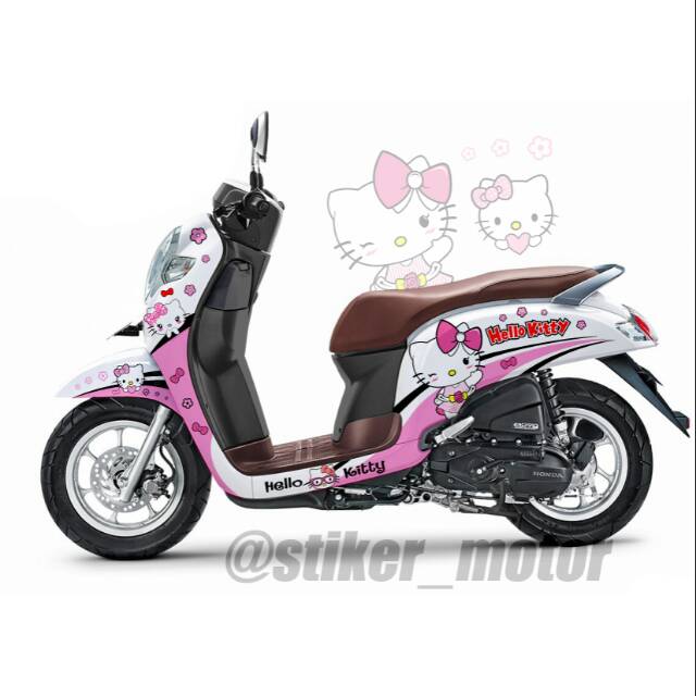 Decal scoopy hello kitty