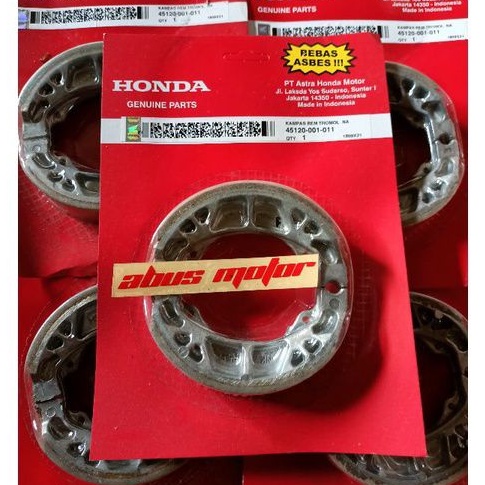 KAMPAS KANVAS REM TROMOL BELAKANG ASTREA GRAND SUPRA SUPRA X FIT OLD NEW REVO ABSOLUTE BLADE OLD 100