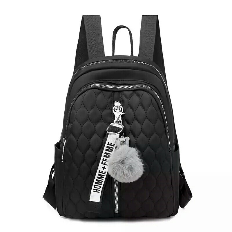 Tas Wanita untuk Gadis Remaja Kotak-kotak Ransel Santai Tas Ransel Wanita