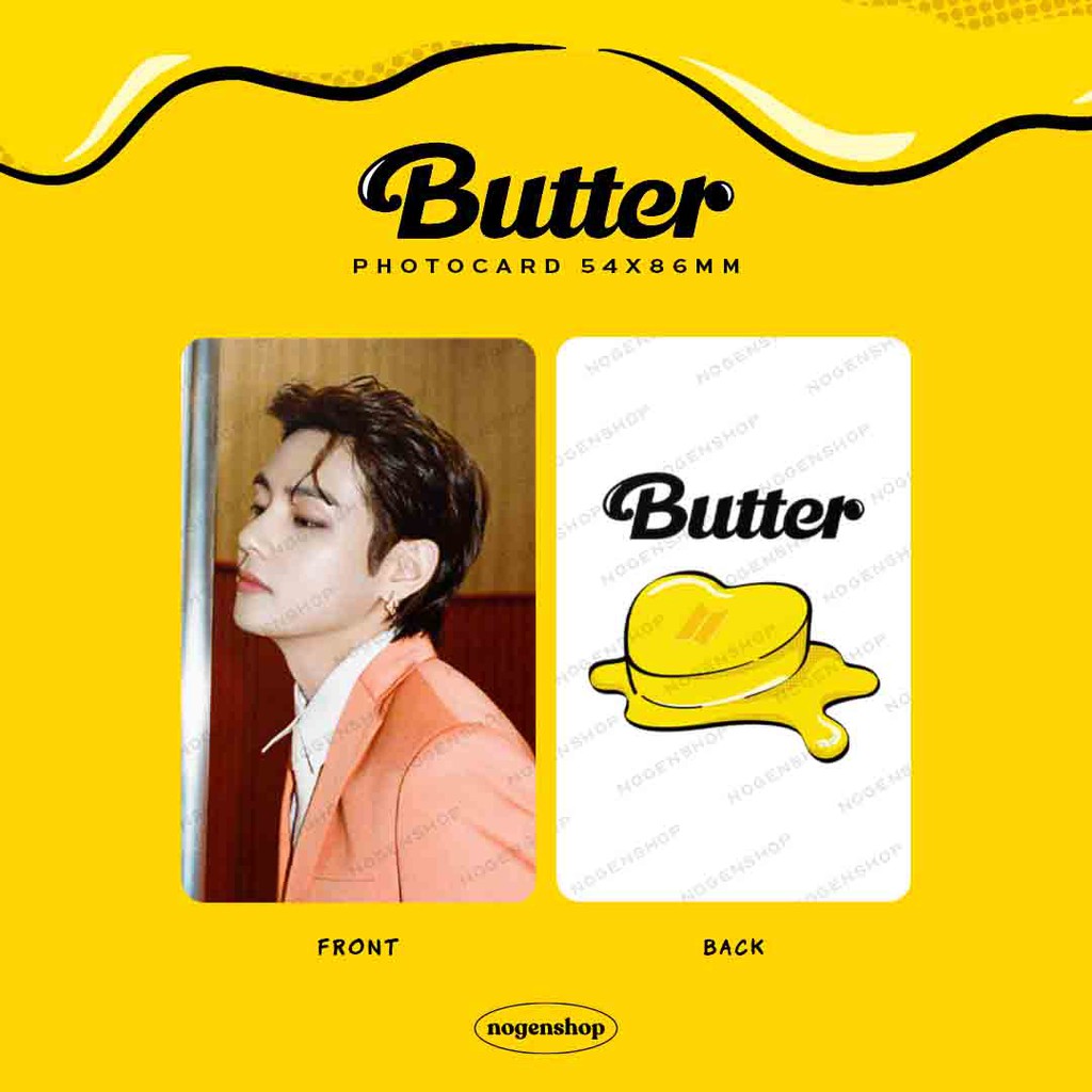 PHOTOCARD PC BTS BUTTER