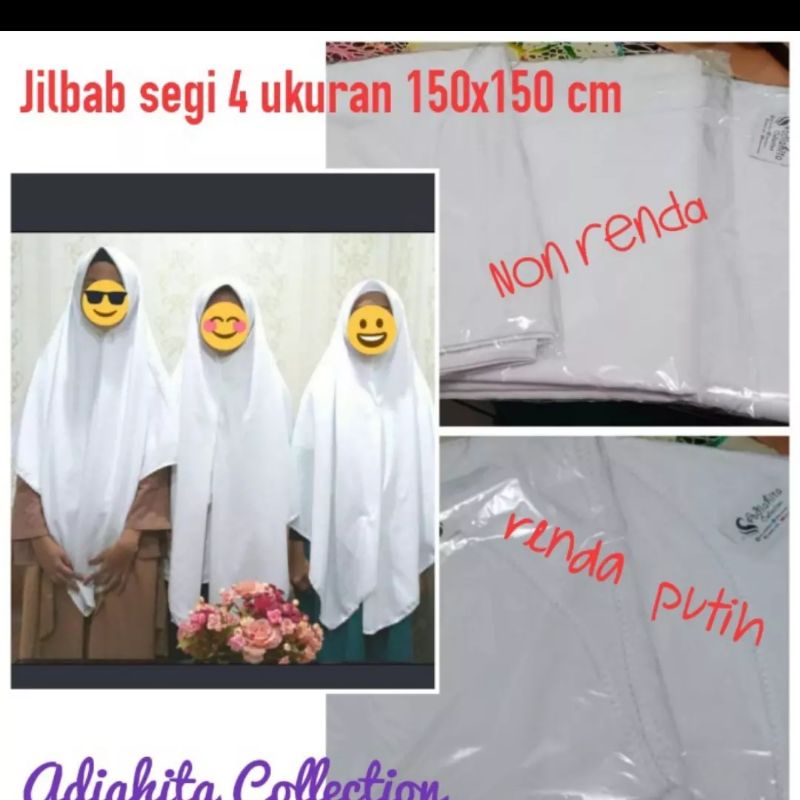 Jilbab segi 4 Standar Gontor Putri
