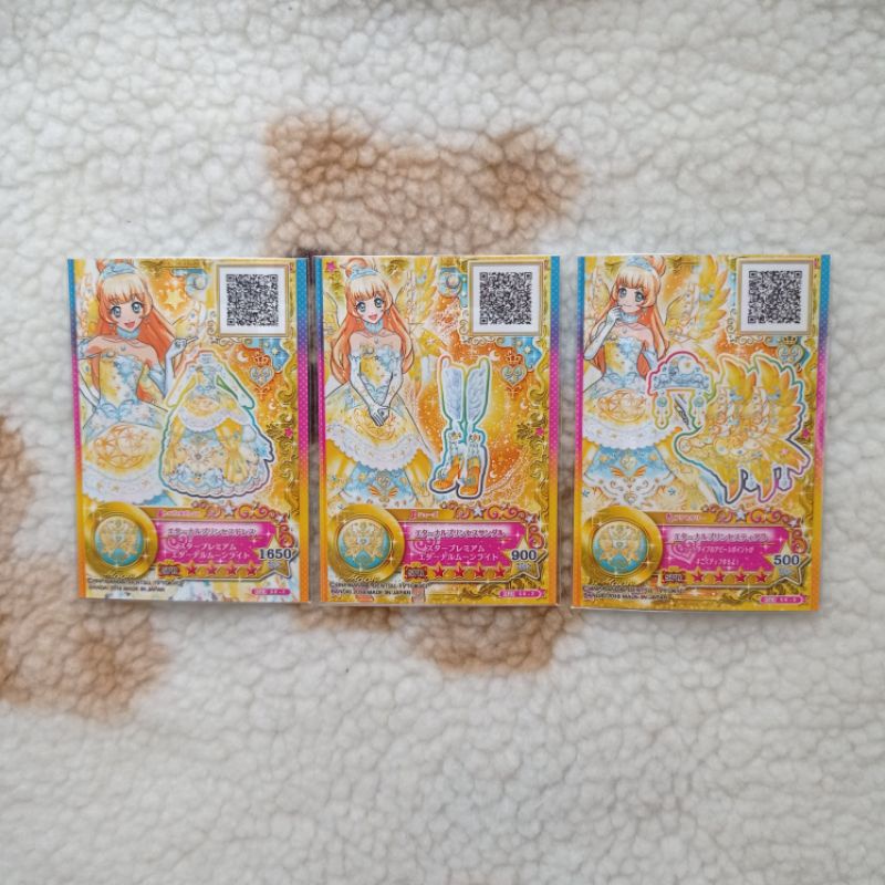 Kartu Aikatsu Stars Premium Moon Dress Hime Shiratori