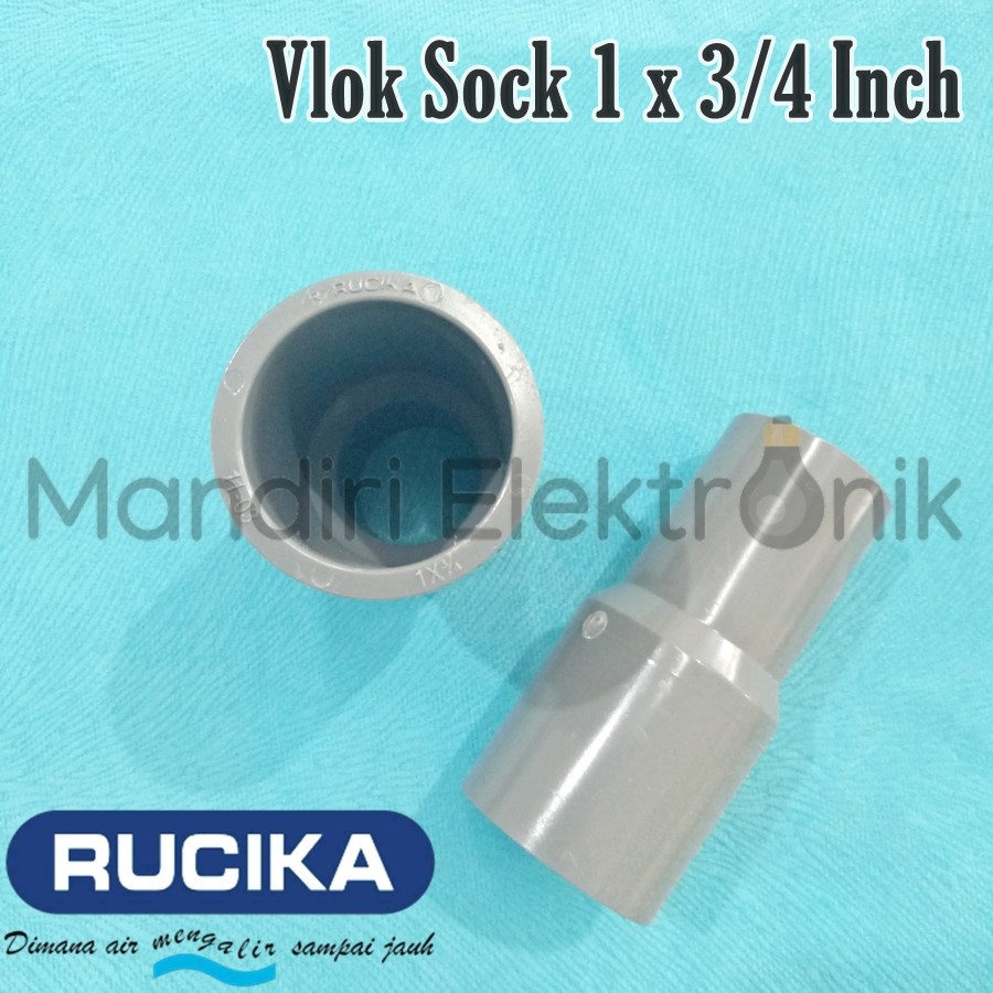 Pipa Vlok Sock 1 x 3/4 Inch Rucika