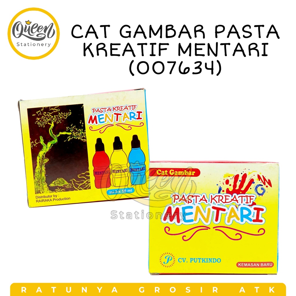 

CAT GAMBAR PASTA KREATIF MENTARI (007634) / CAT 3 WARNA / CAT AIR (007634)