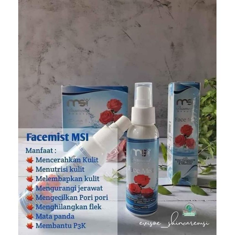 FACEMIST MSI produk ORIGINAL (MITRA RESMI MSI BER ID )