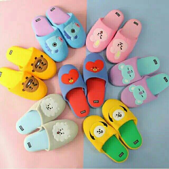 Sandal Selop Rumah BT21