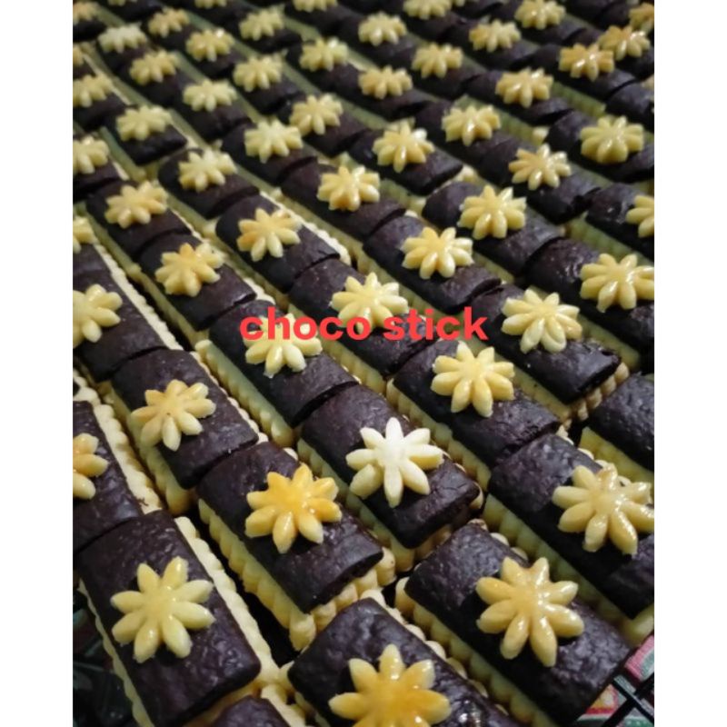 cookies stick coklat