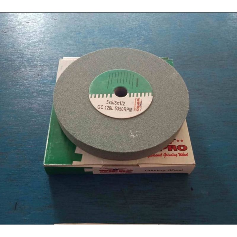 Batu Gerinda Duduk 5" 5 Inchi GC120 #120 Grade 120 Grit 120 Wipro