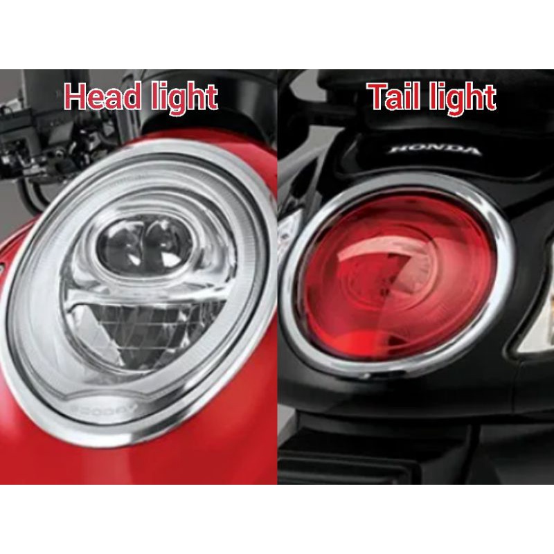 GARNISH HEAD LIGHT DAN TAIL LIGHT NEW SCOOPY 2021