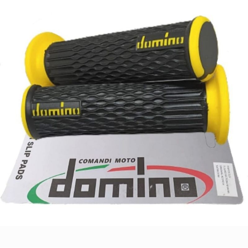 Handgrip Domino Polos super soft, kualitas ori cocok untuk semua motor isi sepasang