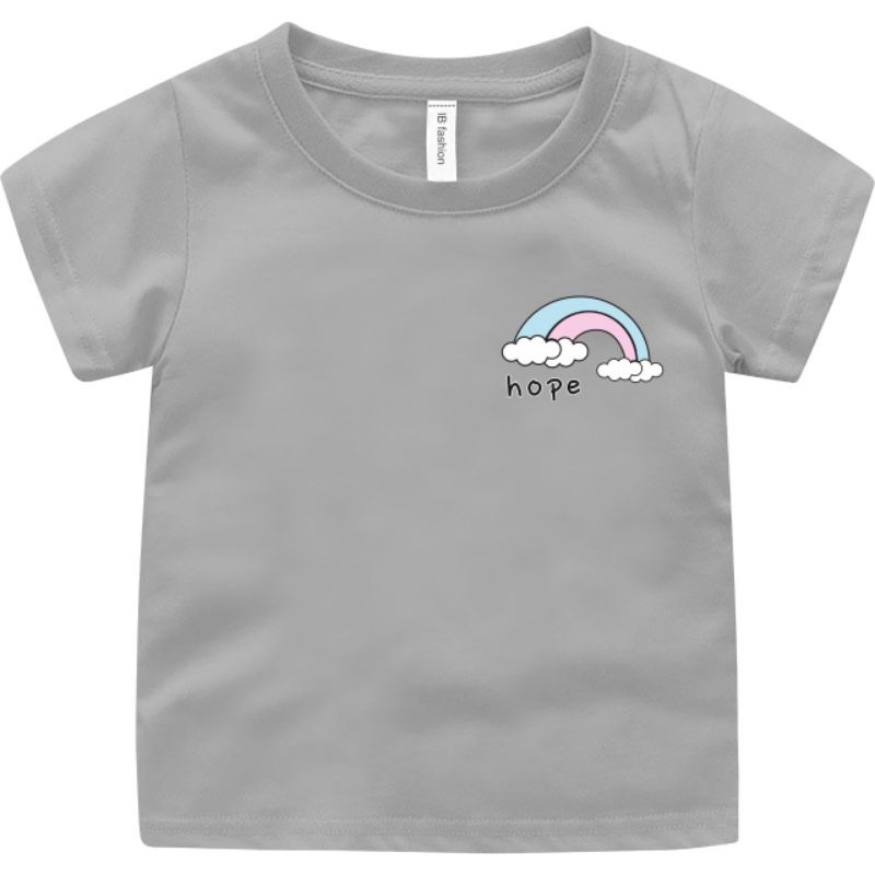 ((IB))KAOS ANAK2 UNISEX/ LOGO RAINBOW DIGITAL SABLON