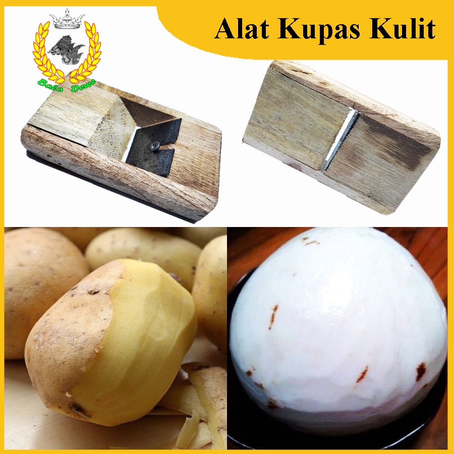 peeler pengupas Kulit Ari Kelapa bahan kayu