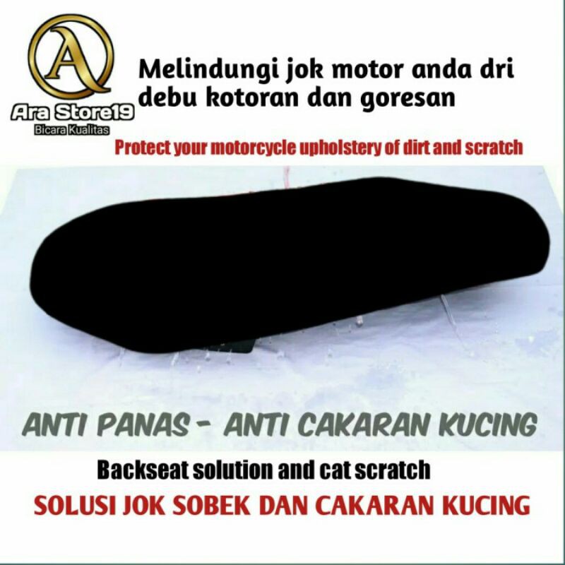 Cover Jok Sarung Penahan CAKARAN KUCING NMAX PCX AEROX VARIO SCOOPY Beat Genio  Mio Spacy Universal / Terlaris / Anti cakaran kucing