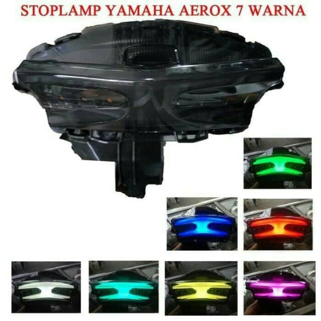 NEW LAMPU STOP LED  AEROX 155 STOP LAMP LED AEROX 155 warna  warni