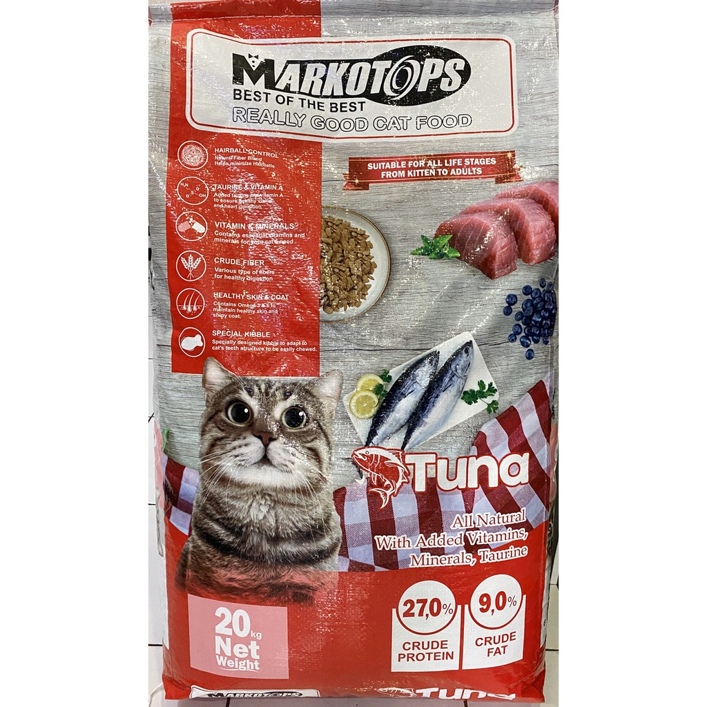 Markotops Cat Food Tuna 20 kg