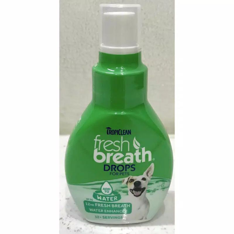 Tropiclean Fresh Breath Drops 65ml for Cat/Dog Penghilang Bau Mulut Anjing Kucing