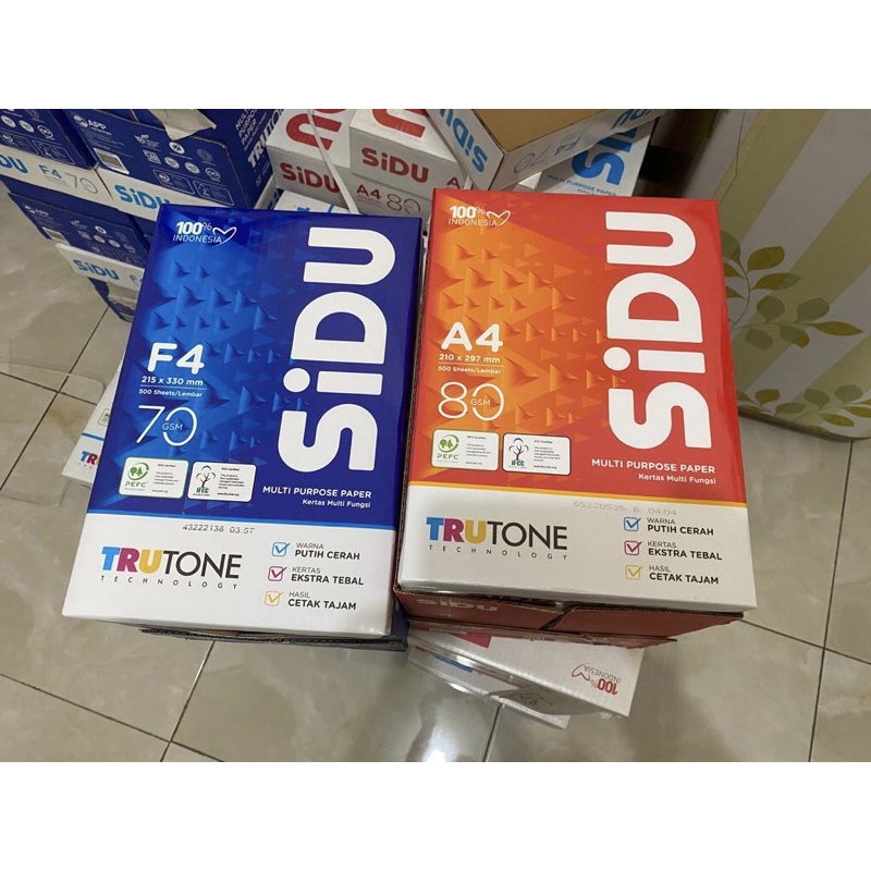 

Kertas hvs sidu F4 70gsm,A4 80gsm