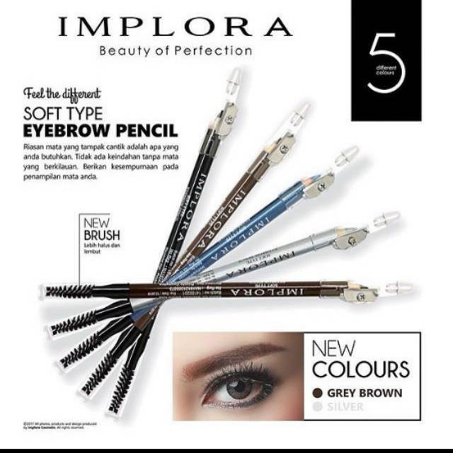 IMPLORA Eyebrow Celak Pensil Alis BPOM Original