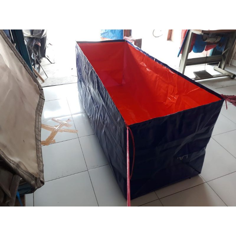 terpal kolam ikan TYPE A12 ukuran (160×60×70)