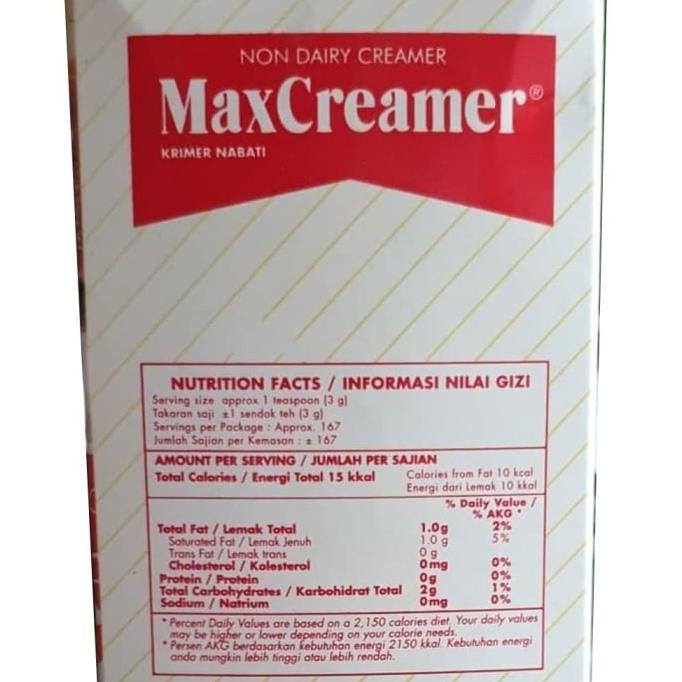 

[[BISA COD]] Max Creamer 500 Gram EKSLUSIF Kode 1325