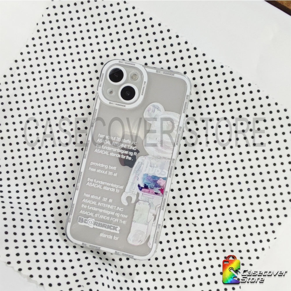 Softcase Lens Cover Bearbrick iPhone 7 8 7+ 8+ X XS XR XSMAX 11 12 13 Mini Pro Promax