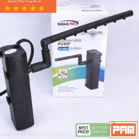 ← Pompa Filter Aquarium Kecil Sakai Pro Sp1000L Sp 1000 L Cuma 6 Watt ✬