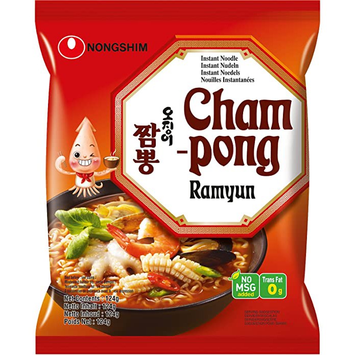 

NON HALAL - Nongshim Champong - Mie Instan Rasa Seafood [124gr]