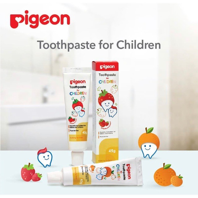 Pigeon Toothpaste Strawberry &amp; Orange 45gr