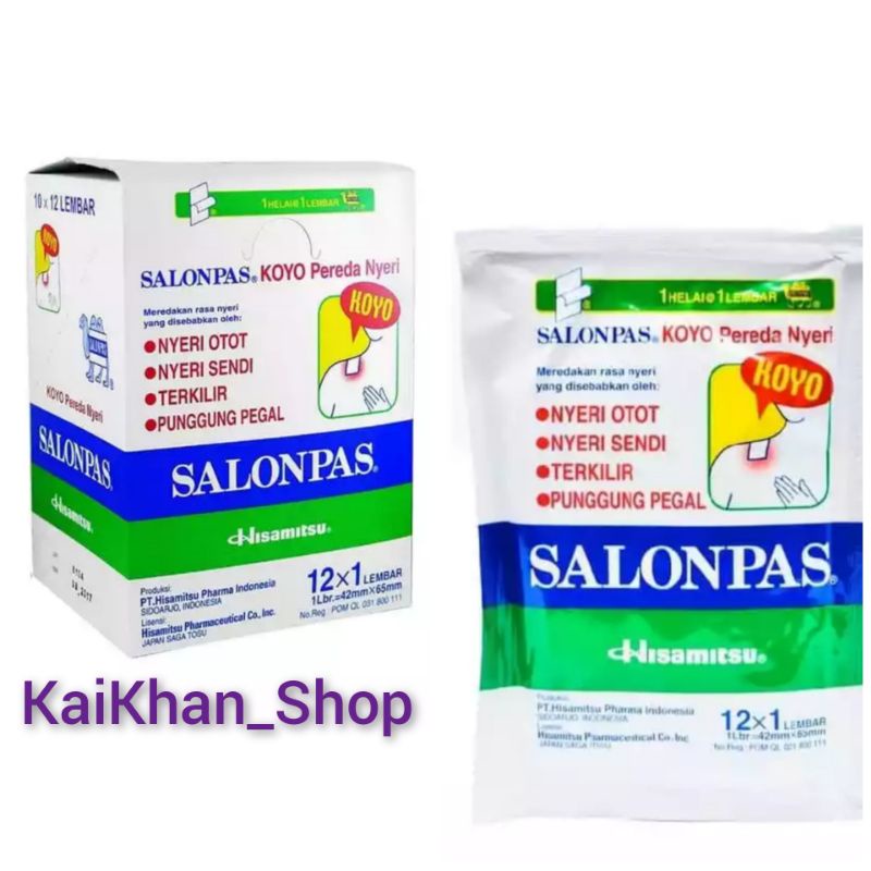 SALONPAS Koyo Pereda Nyeri [ Sachet isi 10 ]