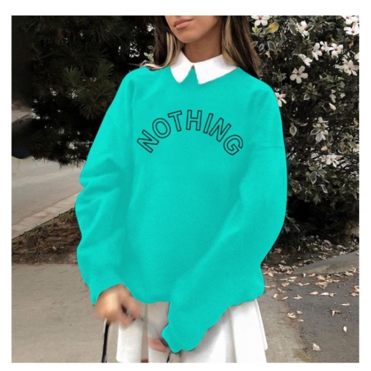 SWEATER NOTHING KOMBINASI KRAH