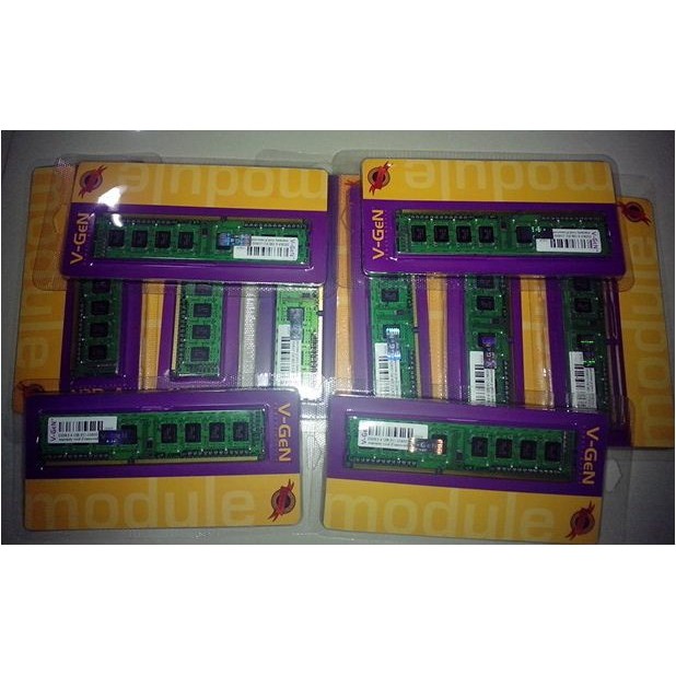 ram pc ddr3 2gb pc10600 pc12800 vgen v-gen baru