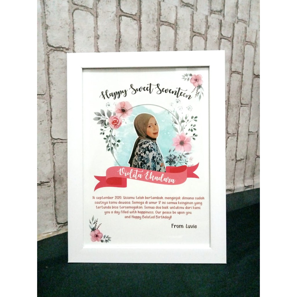 

Gift Art | Pajangan | Untuk Kado, Ukuran A4 & A3