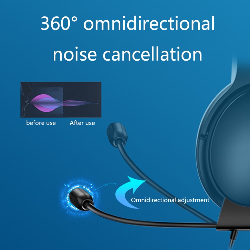 zzz Game Noise Reduction Headset Wired Plug-in Microphone for BOSE-QC35 QC35II