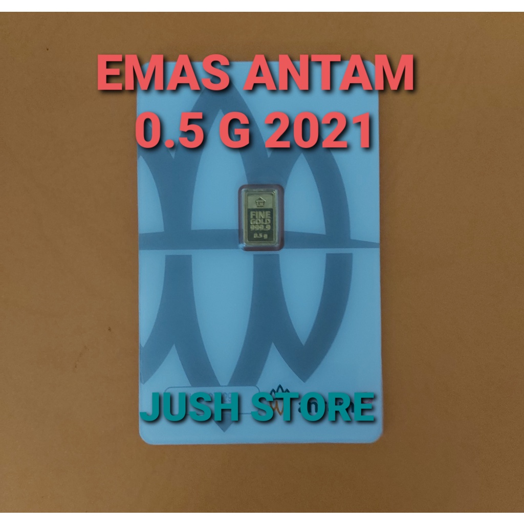 LOGAM MULIA ANTAM 0.5 0,5 GRAM EDISI PRESS / EMAS ANTAM 0.5 0,5 GRAM / EMAS 0.5 0,5 GRAM 2021 2022